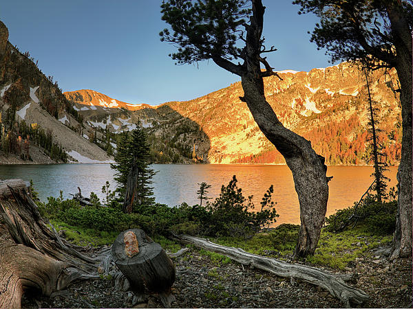 High Mountain Lake Sunrise Photograph